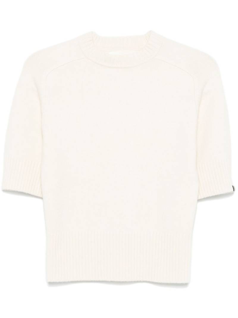 extreme cashmere N°374 Lauren T-shirt - White von extreme cashmere