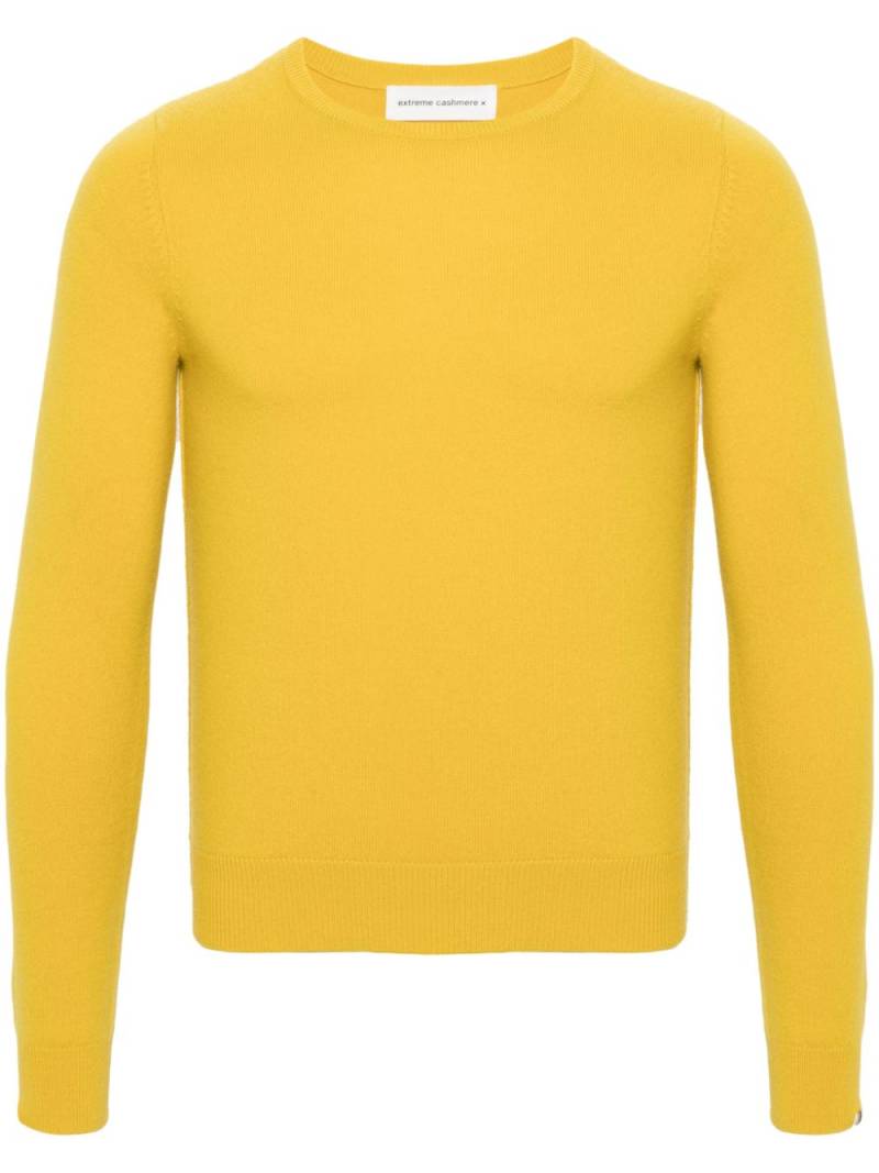 extreme cashmere No 41 slim-cut jumper - Yellow von extreme cashmere