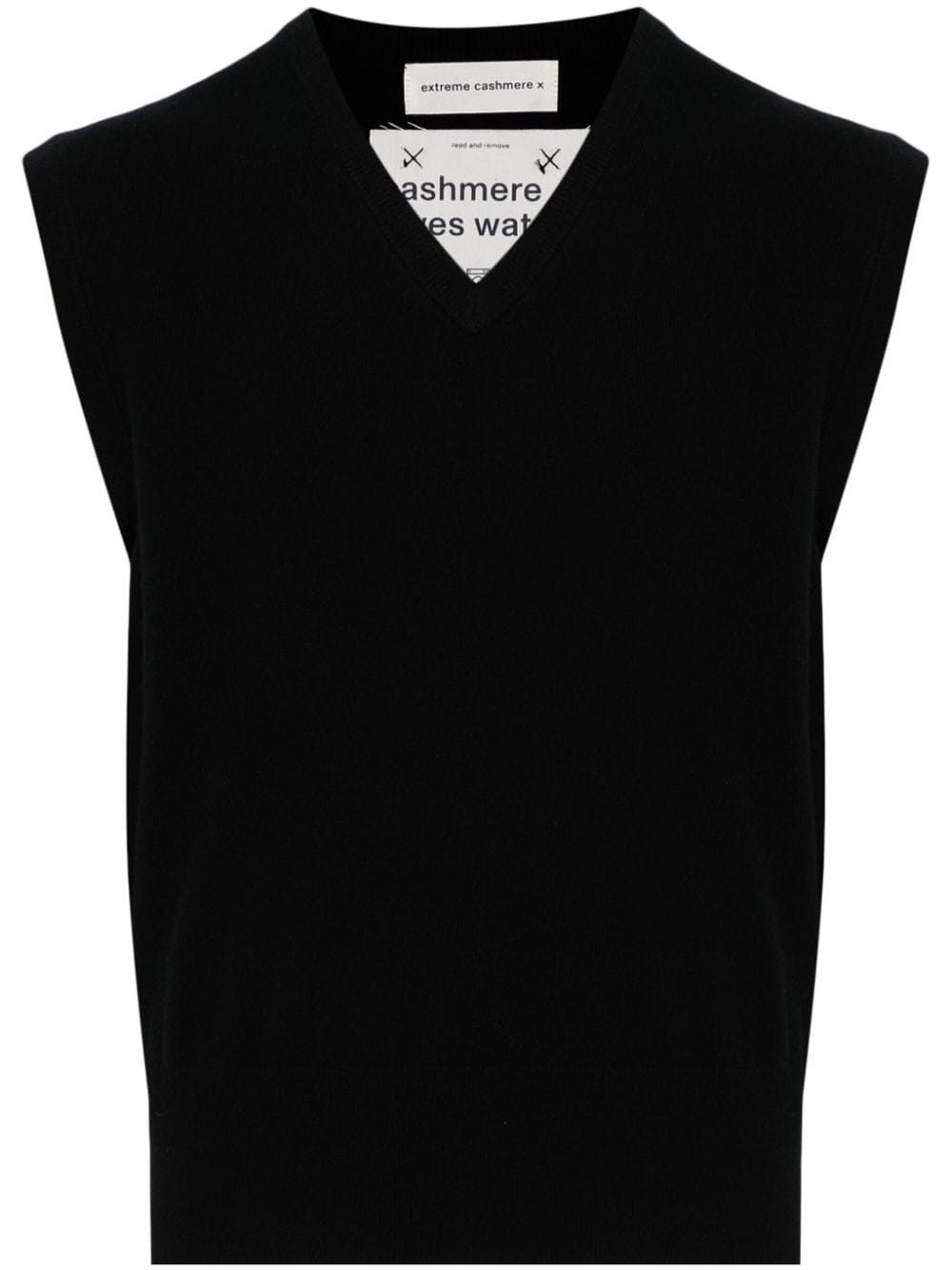 extreme cashmere Nº243 Spencer vest - Black von extreme cashmere