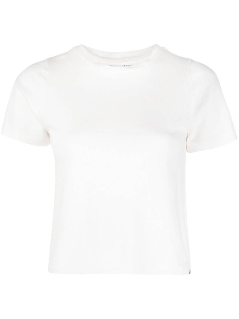 extreme cashmere Nº267 Tina fine-knit T-shirt - White von extreme cashmere