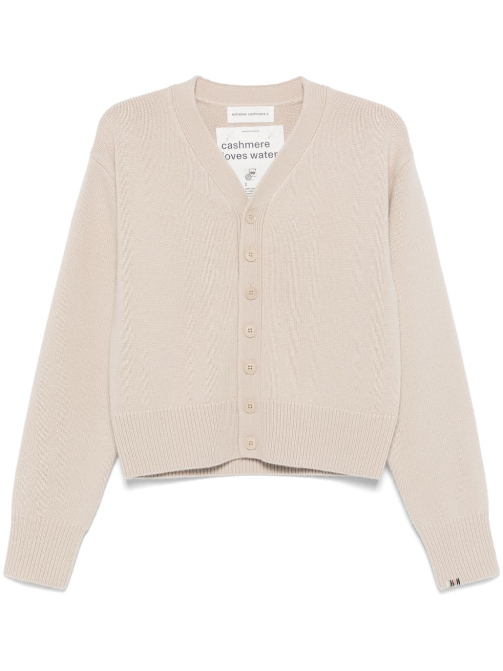 extreme cashmere Nº309 Clover cardigan - Neutrals von extreme cashmere