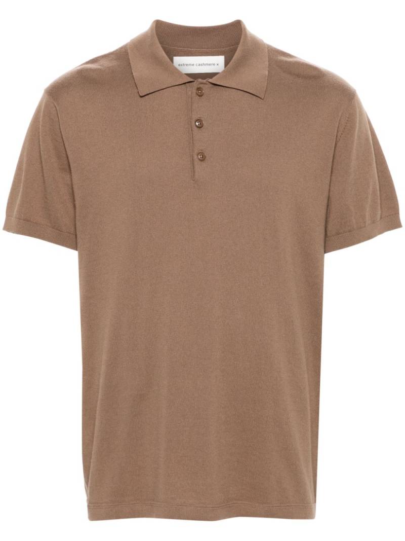 extreme cashmere Nº352 Avenue polo shirt - Brown von extreme cashmere