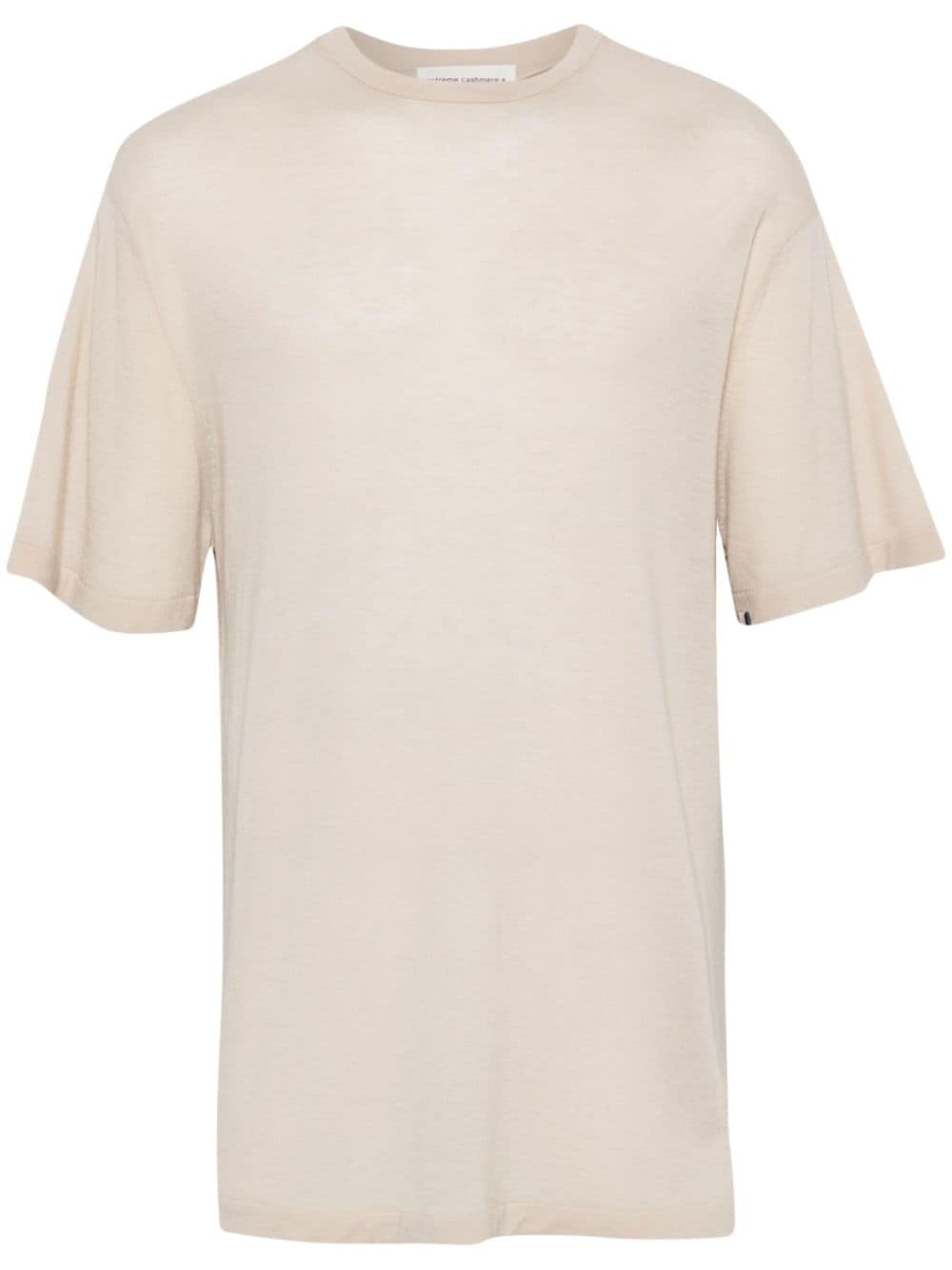 extreme cashmere Nº359 Slick T-shirt - Neutrals von extreme cashmere