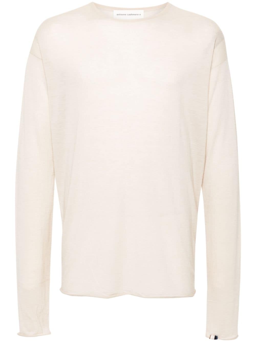 extreme cashmere Nº361 Gemini sweater - Neutrals von extreme cashmere