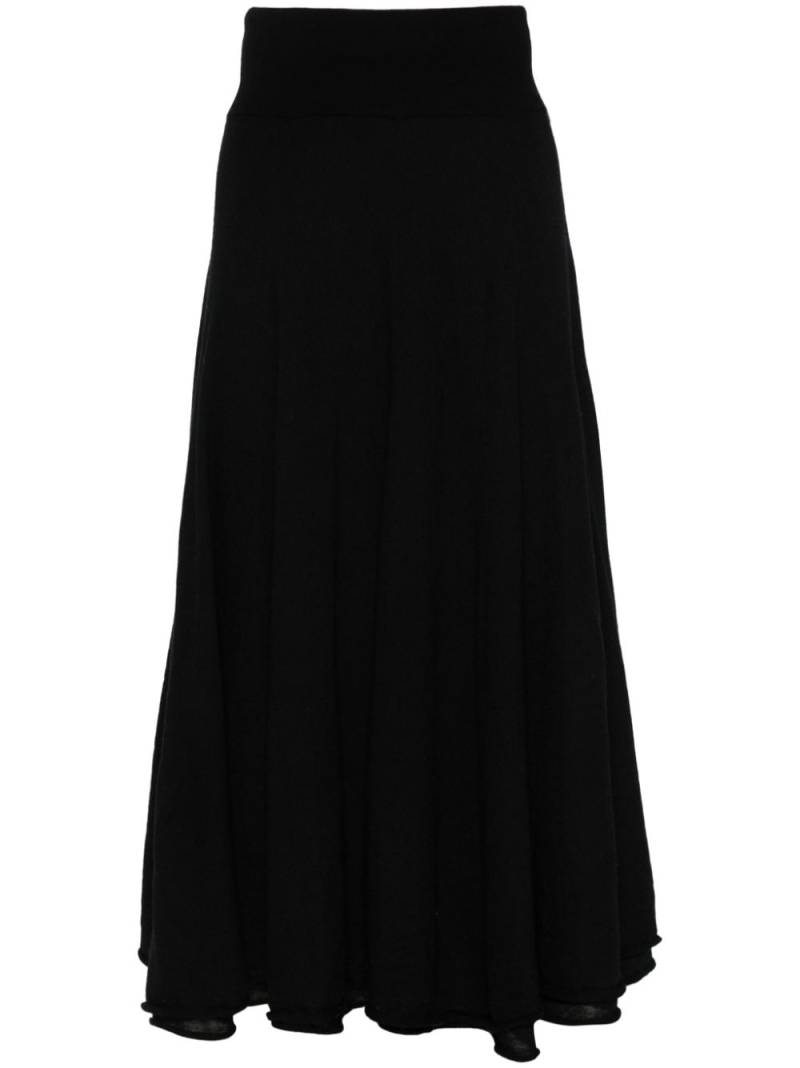 extreme cashmere Nº366 Spin midi skirt - Black von extreme cashmere