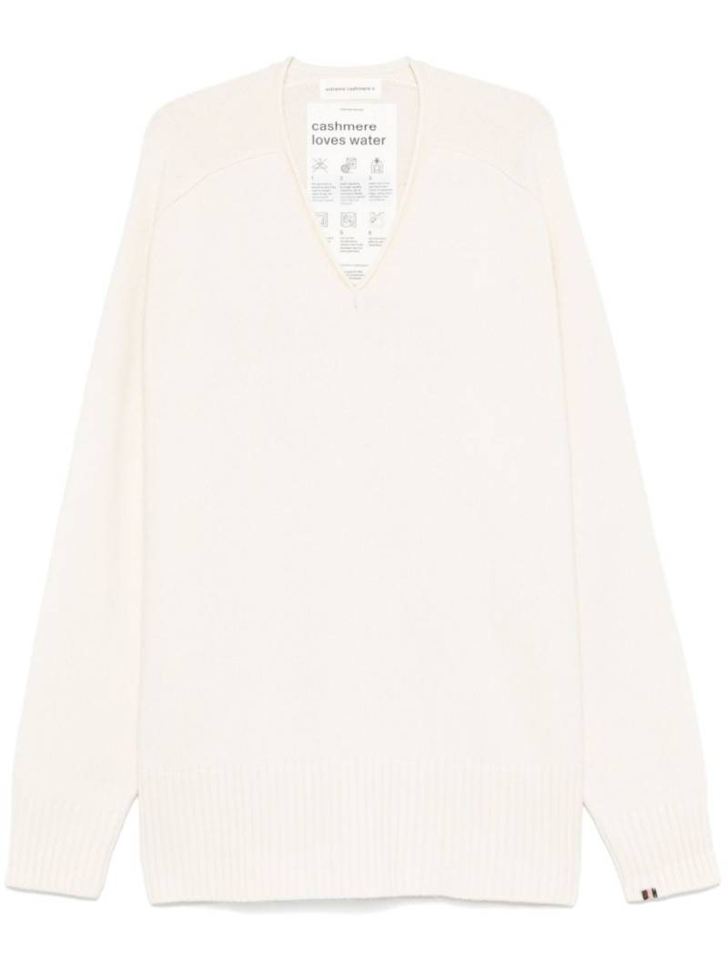 extreme cashmere Nº376 Club sweater - White von extreme cashmere