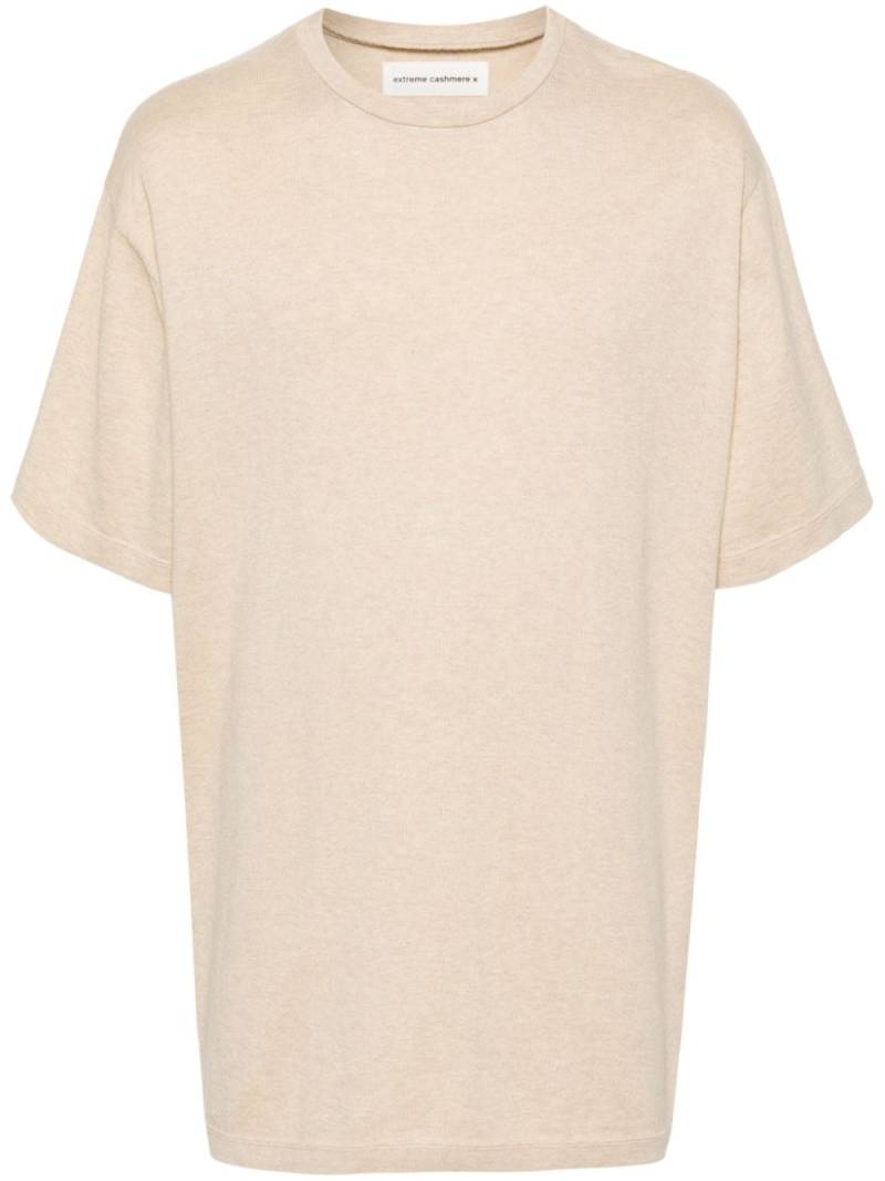 extreme cashmere Rik mélange T-shirt - Neutrals von extreme cashmere