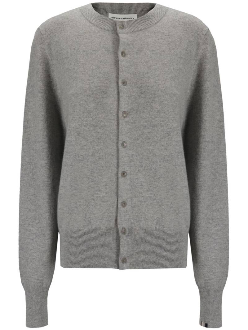 extreme cashmere Round-neck cardigan - Grey von extreme cashmere