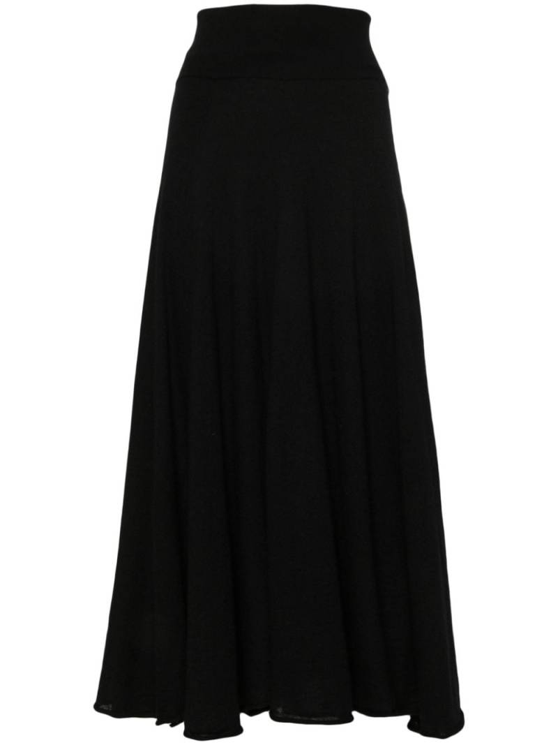 extreme cashmere Spin midi skirt - Black von extreme cashmere