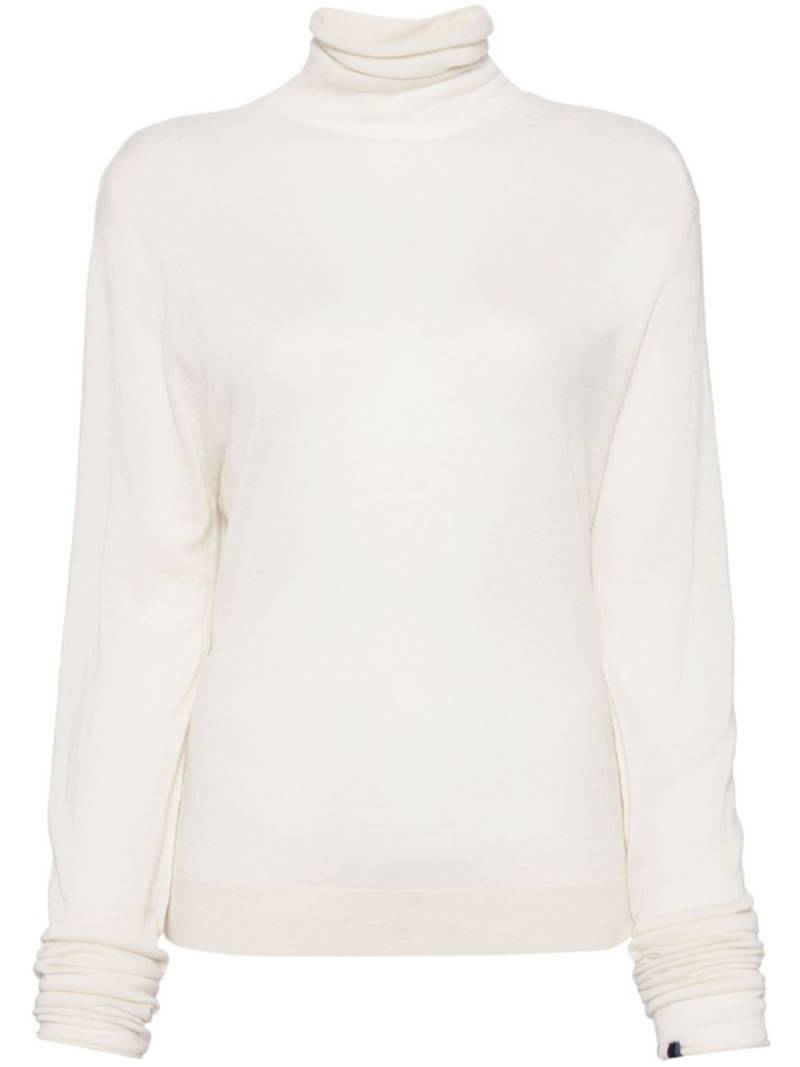 extreme cashmere Thunder knitted top - Neutrals von extreme cashmere