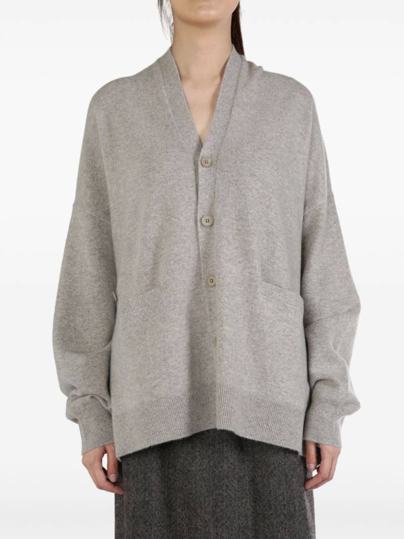 extreme cashmere cashmere cardigan - Grey von extreme cashmere