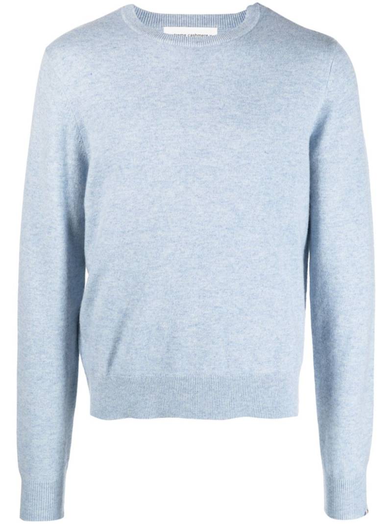 extreme cashmere crew-neck cashmere blend jumper - Blue von extreme cashmere