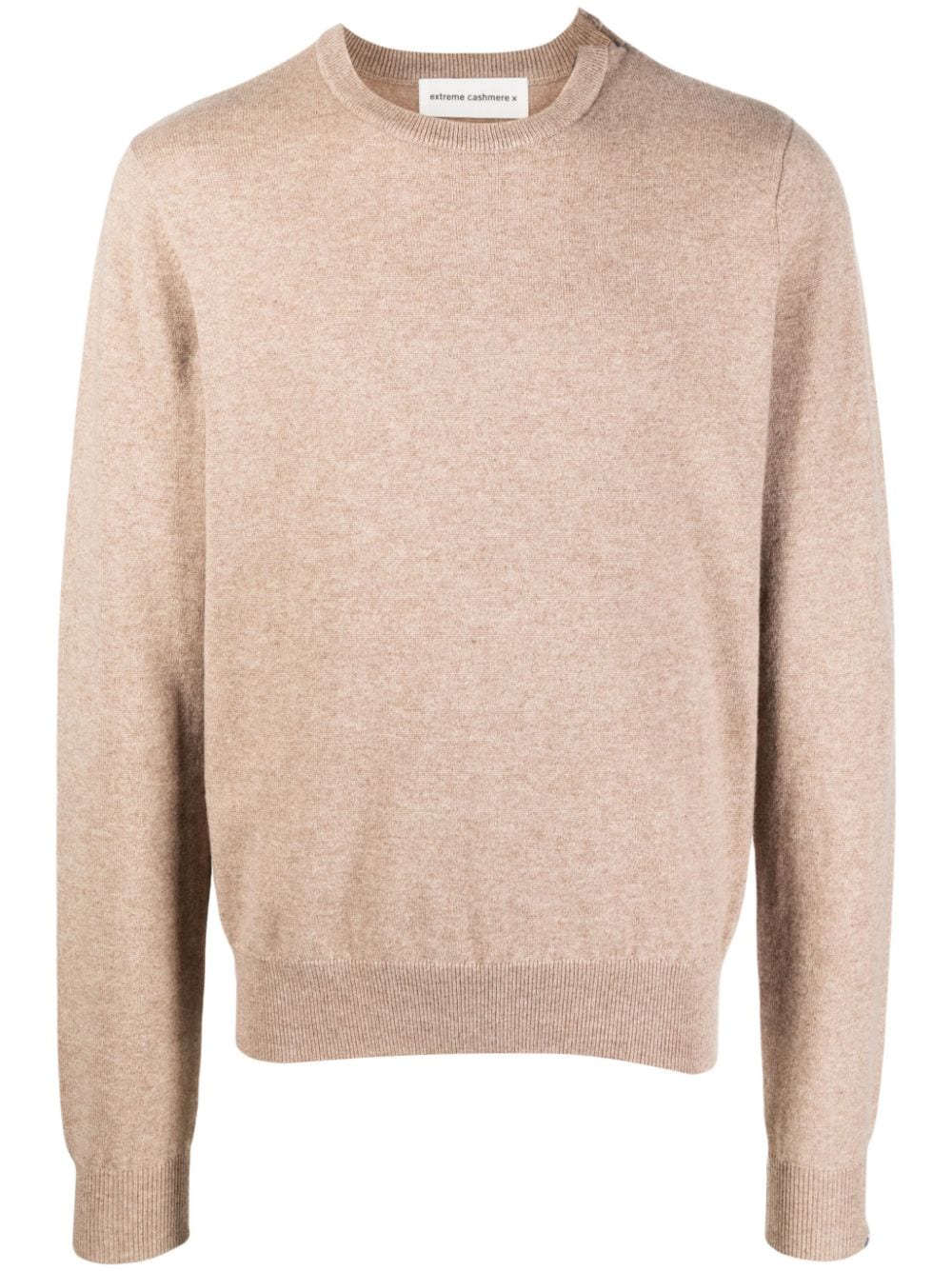 extreme cashmere crew-neck long-sleeve jumper - Neutrals von extreme cashmere