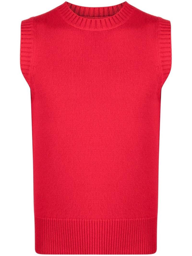 extreme cashmere crew-neck sleeveless sweater - Red von extreme cashmere