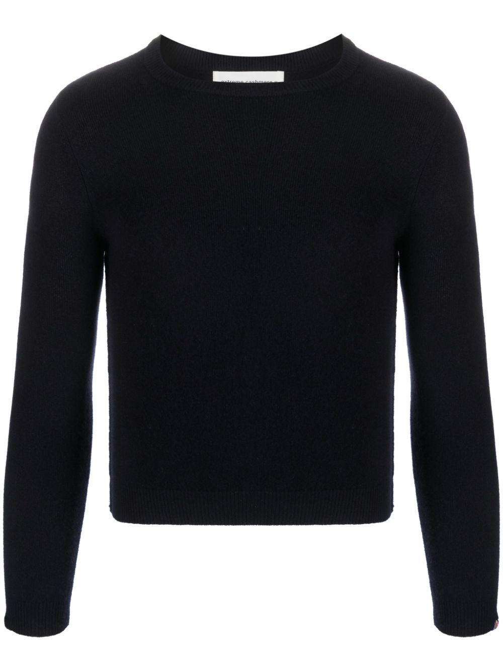 extreme cashmere fine-knit cropped jumper - Blue von extreme cashmere