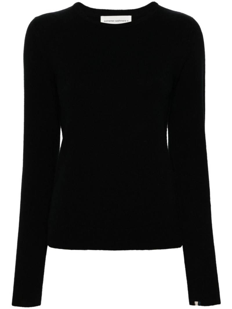 extreme cashmere fine-knit jumper - Black von extreme cashmere