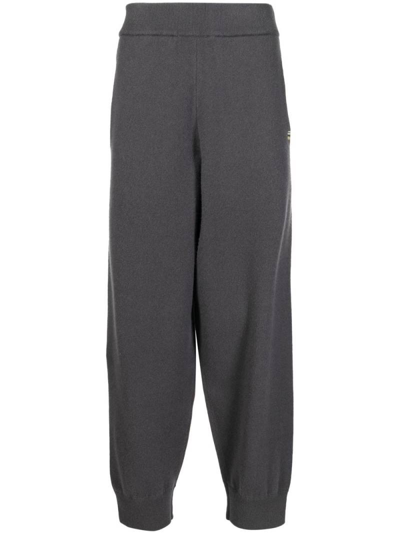 extreme cashmere knit track trousers - Grey von extreme cashmere