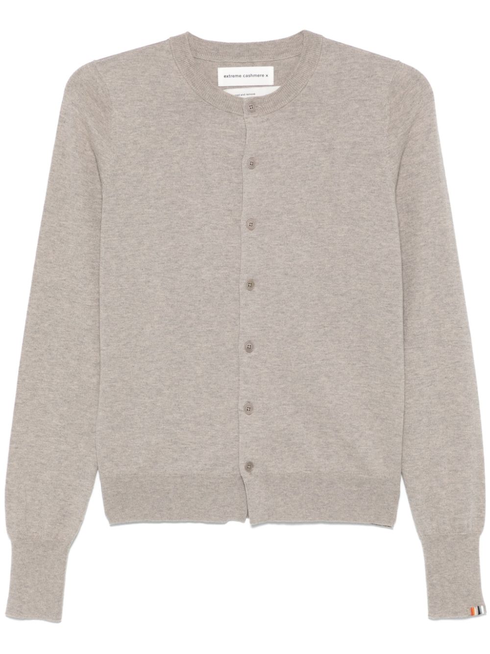 extreme cashmere n°332 Little Bit cardigan - Neutrals von extreme cashmere