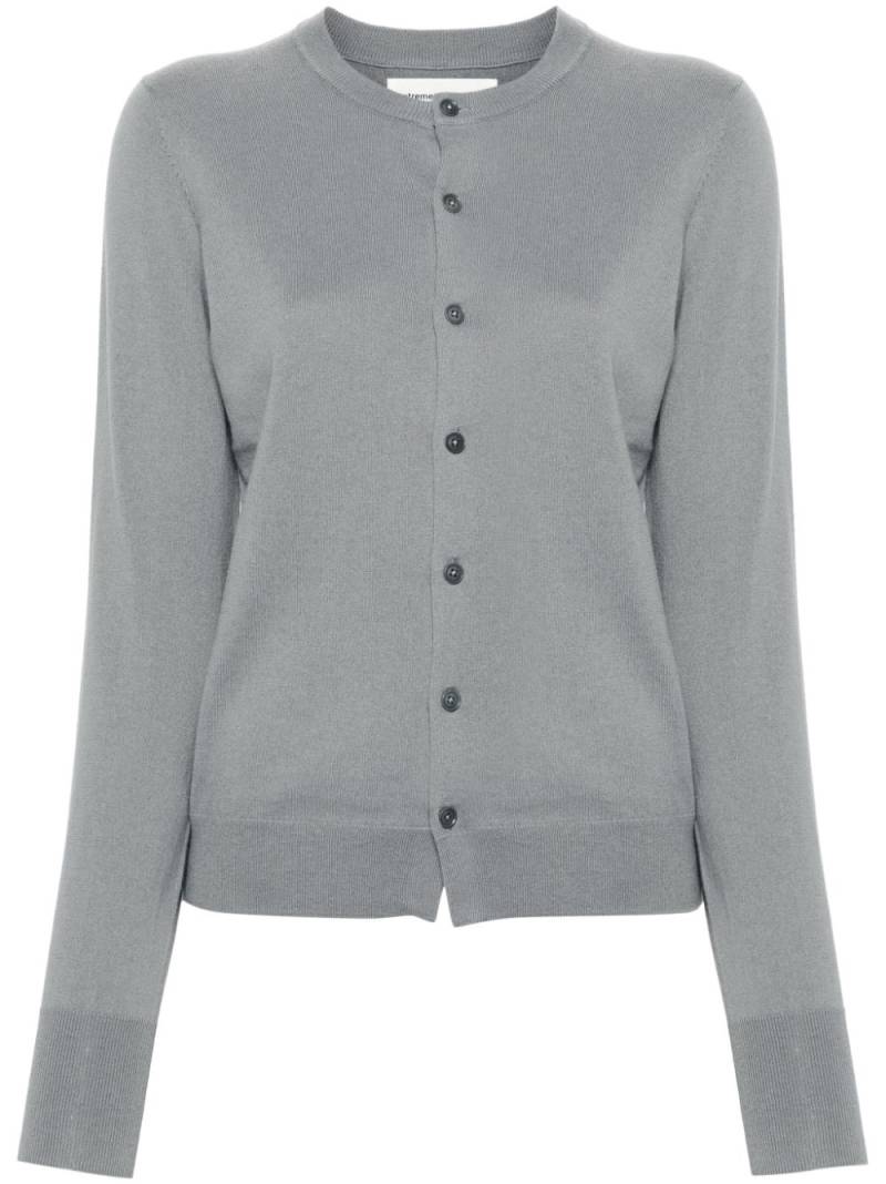 extreme cashmere n°332 little bit cardigan - Grey von extreme cashmere