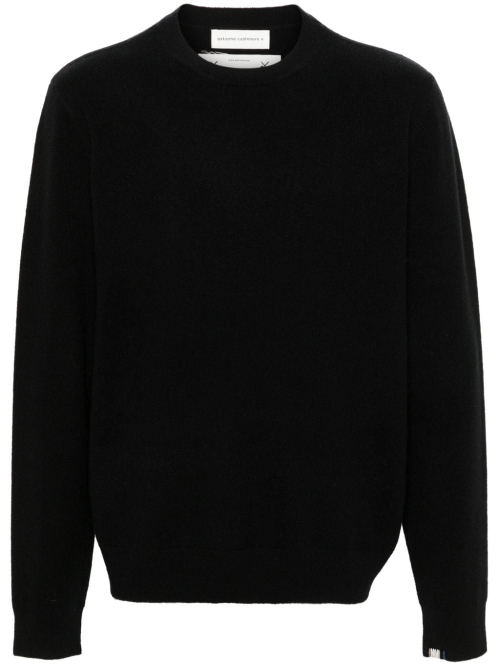 extreme cashmere n°358 Mister sweater - Black von extreme cashmere