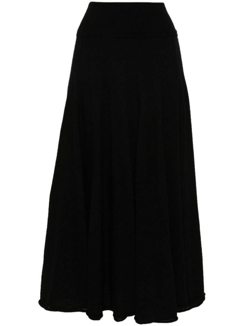 extreme cashmere n°366 Spin skirt - Black von extreme cashmere