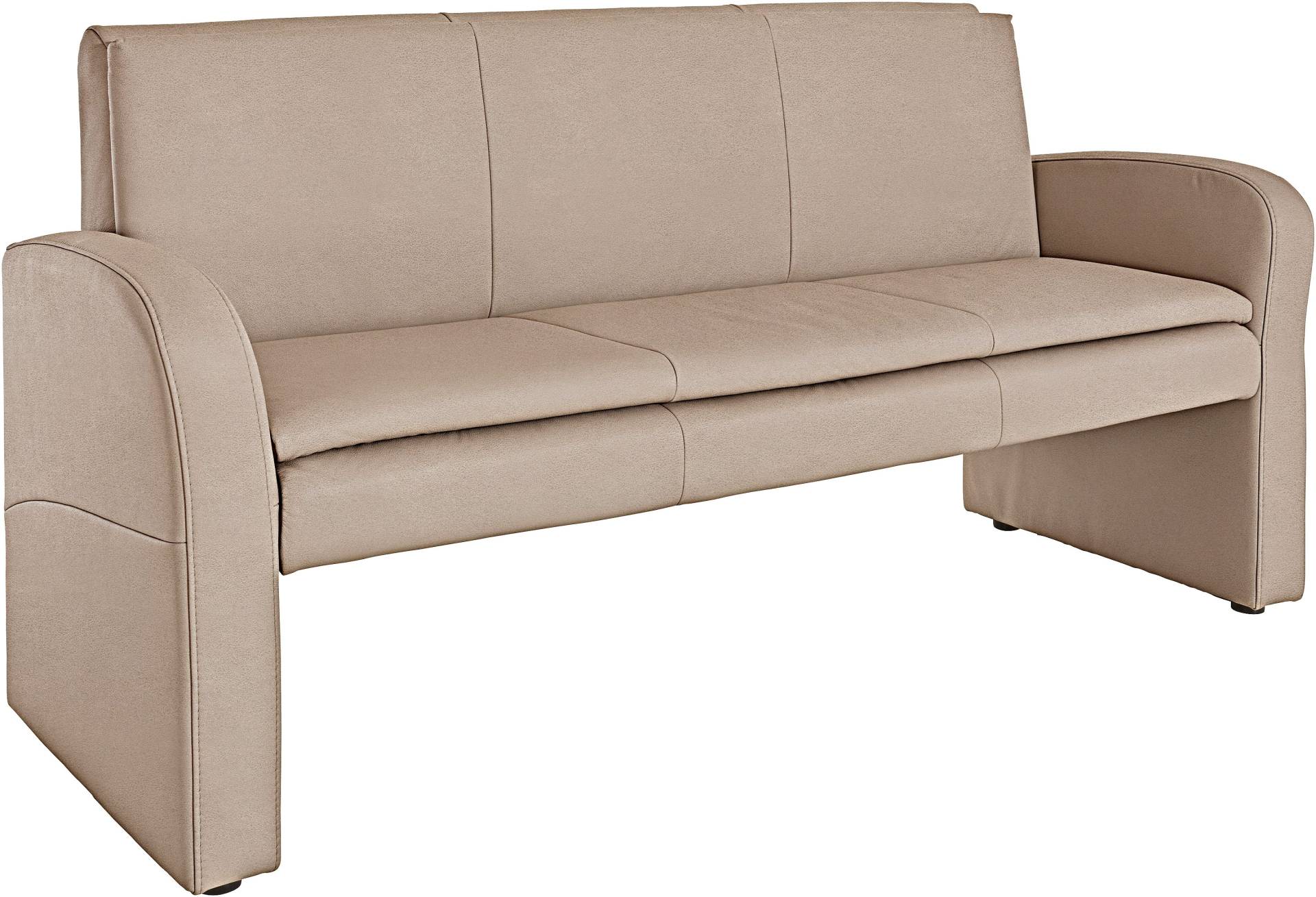 exxpo - sofa fashion Hockerbank »Cortado, 3-Sitzer Küchensofa mit hohem Sitzkomfort«, hohe Bodenfreiheit, schöne Detailverarbeitung von exxpo - sofa fashion