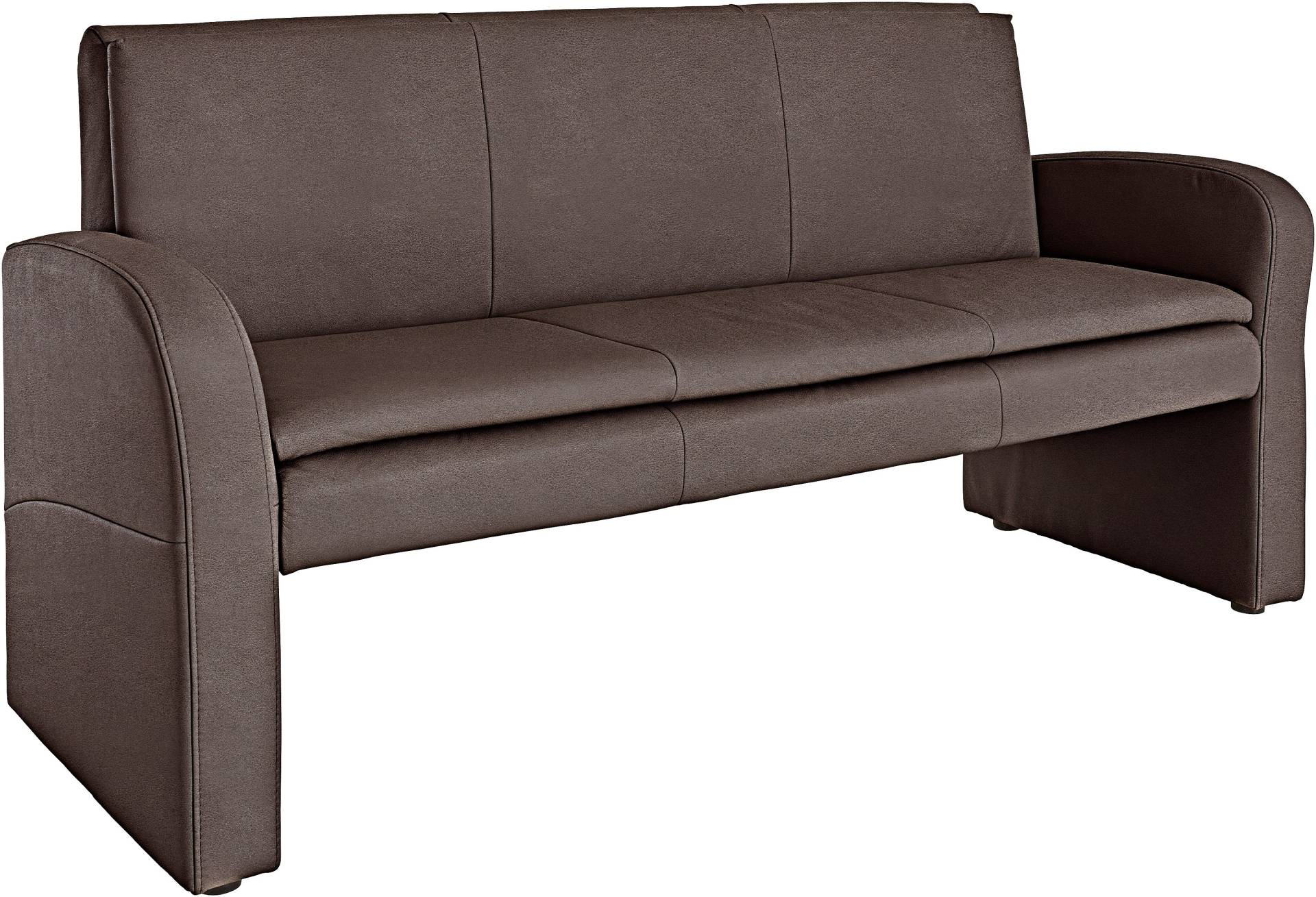 exxpo - sofa fashion Hockerbank »Cortado, 3-Sitzer mit hohem Sitzkomfort«, hohe Bodenfreiheit, schöne Detailverarbeitung, wahlweise Lederbezug von exxpo - sofa fashion