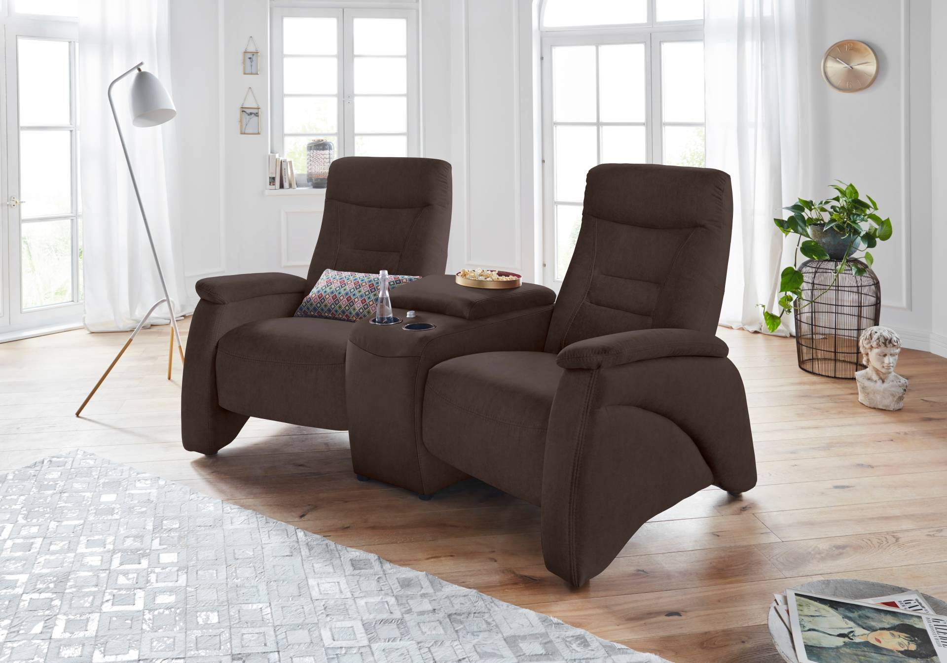 exxpo - sofa fashion 2,5-Sitzer »Ascoli, Kinosofa mit hohem Sitzkomfort, bequeme Armlehnen«, inkl. Relaxfunktion, mit Ablage und Staufach, hohe Rückenlehne exxpo - sofa fashion 2,5-Sitzer »Ascoli, Kinosofa mit hohem Sitzkomfort, bequeme Armlehnen«, inkl. Relaxfunktion, mit Ablage und Staufach, hohe Rückenlehne von exxpo - sofa fashion
