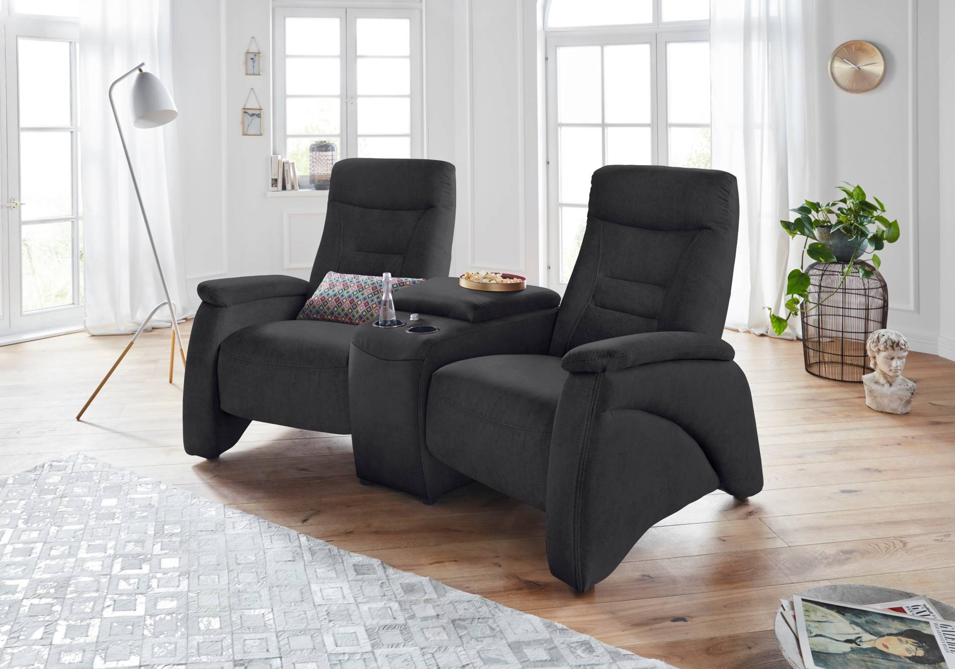 exxpo - sofa fashion 2,5-Sitzer »Ascoli, Kinosofa mit hohem Sitzkomfort, bequeme Armlehnen«, inkl. Relaxfunktion, mit Ablage und Staufach, hohe Rückenlehne exxpo - sofa fashion 2,5-Sitzer »Ascoli, Kinosofa mit hohem Sitzkomfort, bequeme Armlehnen«, inkl. Relaxfunktion, mit Ablage und Staufach, hohe Rückenlehne von exxpo - sofa fashion