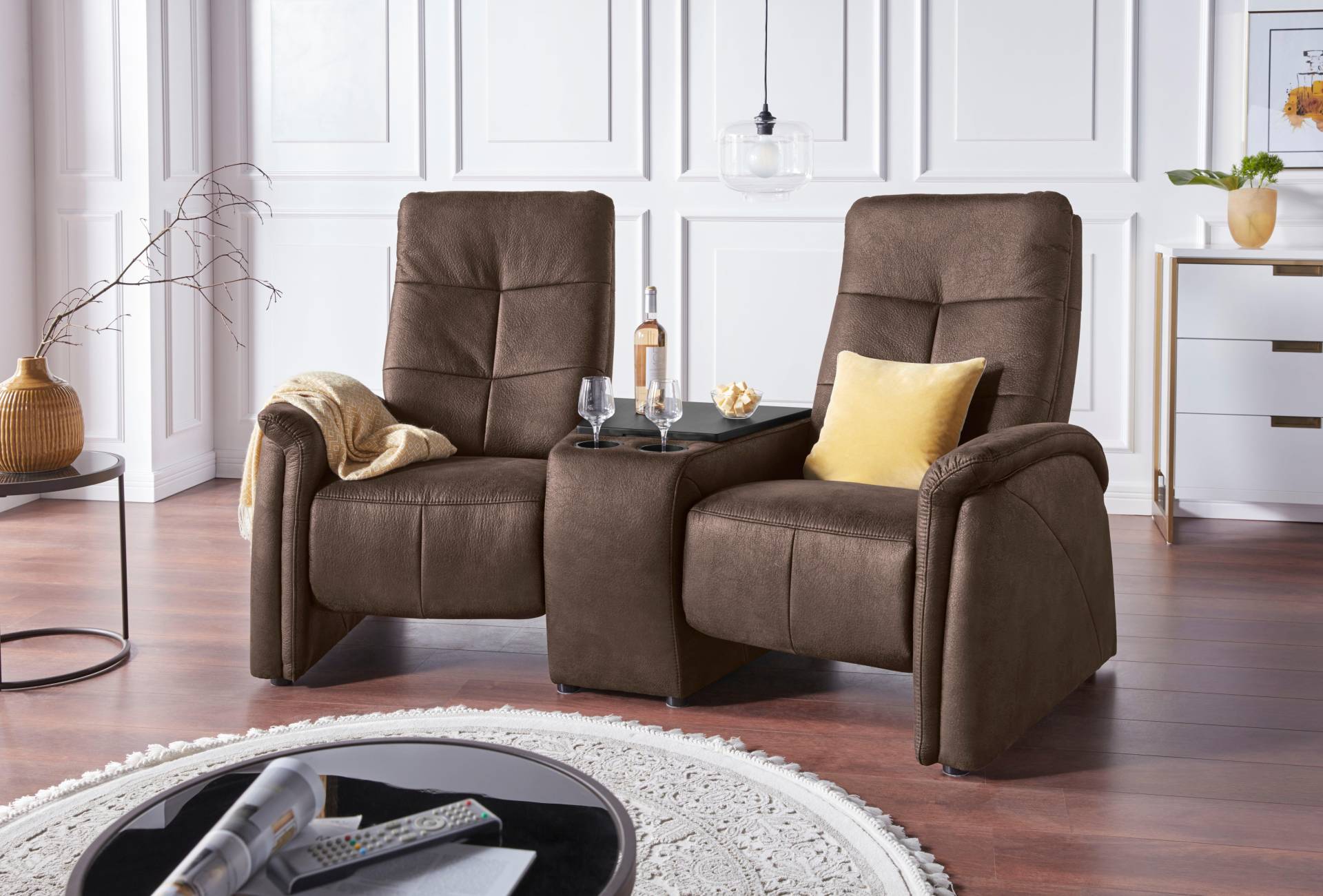 exxpo - sofa fashion 2-Sitzer »Tivoli, Kinosofa mit Relaxfunktion, mit Ablagetisch und Stauraum«, bequem und komfortabel exxpo - sofa fashion 2-Sitzer »Tivoli, Kinosofa mit Relaxfunktion, mit Ablagetisch und Stauraum«, bequem und komfortabel von exxpo - sofa fashion