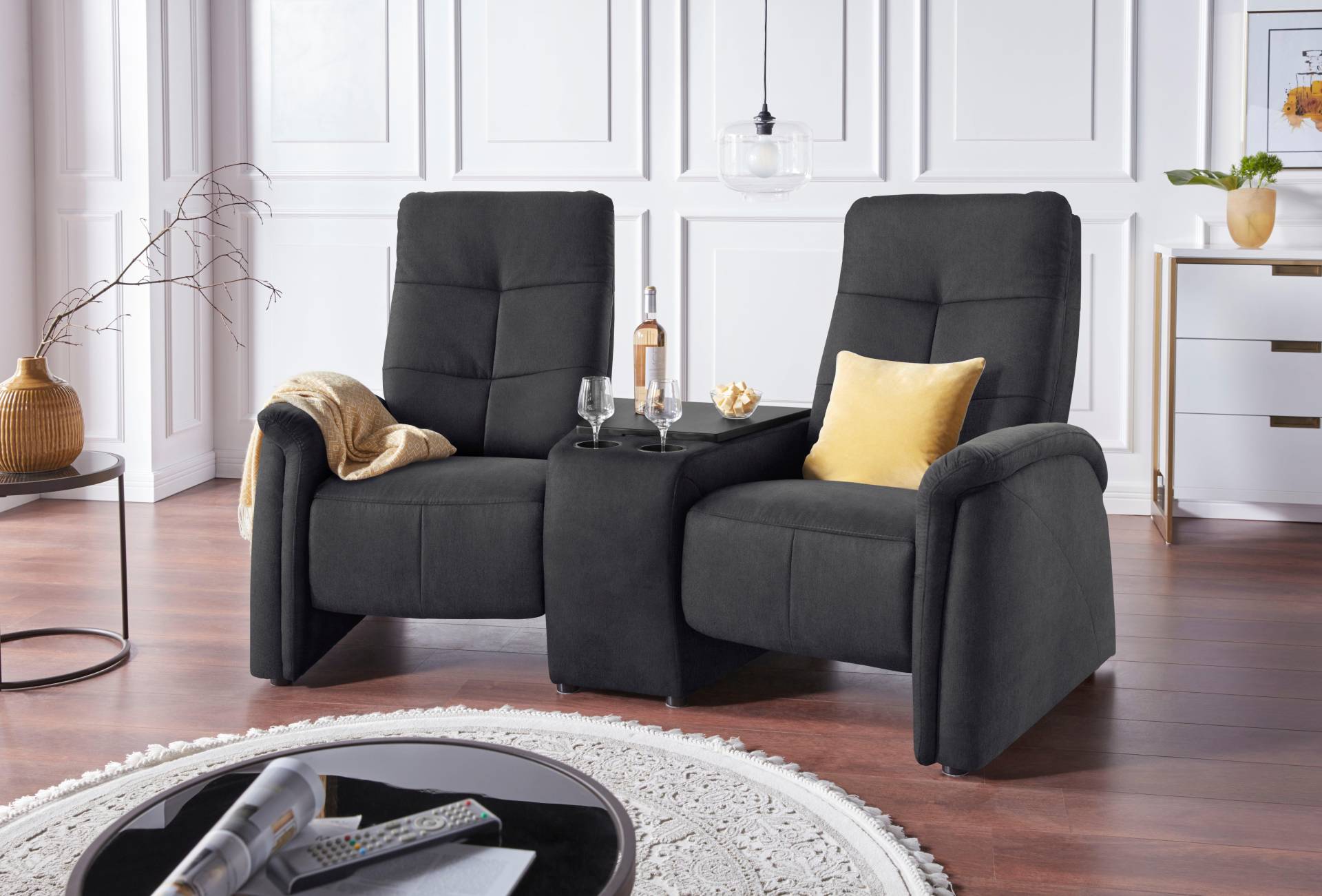 exxpo - sofa fashion 2-Sitzer »Tivoli, Kinosofa mit Relaxfunktion, mit Ablagetisch und Stauraum«, bequem und komfortabel exxpo - sofa fashion 2-Sitzer »Tivoli, Kinosofa mit Relaxfunktion, mit Ablagetisch und Stauraum«, bequem und komfortabel von exxpo - sofa fashion