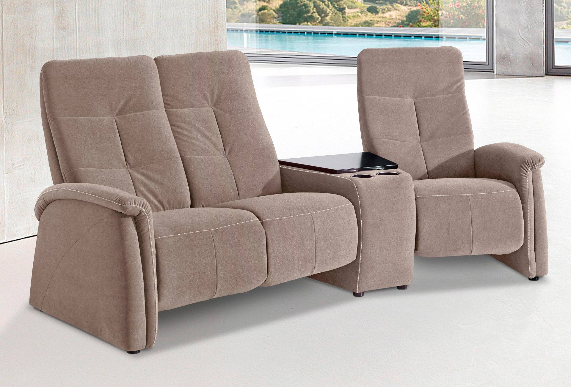 exxpo - sofa fashion 3-Sitzer »Tivoli, Kinosofa mit Tischablage und Stauraumfach, bequem«, mit Relaxfunktion exxpo - sofa fashion 3-Sitzer »Tivoli, Kinosofa mit Tischablage und Stauraumfach, bequem«, mit Relaxfunktion von exxpo - sofa fashion