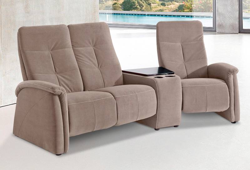 exxpo - sofa fashion 3-Sitzer »Tivoli, Kinosofa mit Tischablage und Stauraumfach, bequem«, mit Relaxfunktion von exxpo - sofa fashion