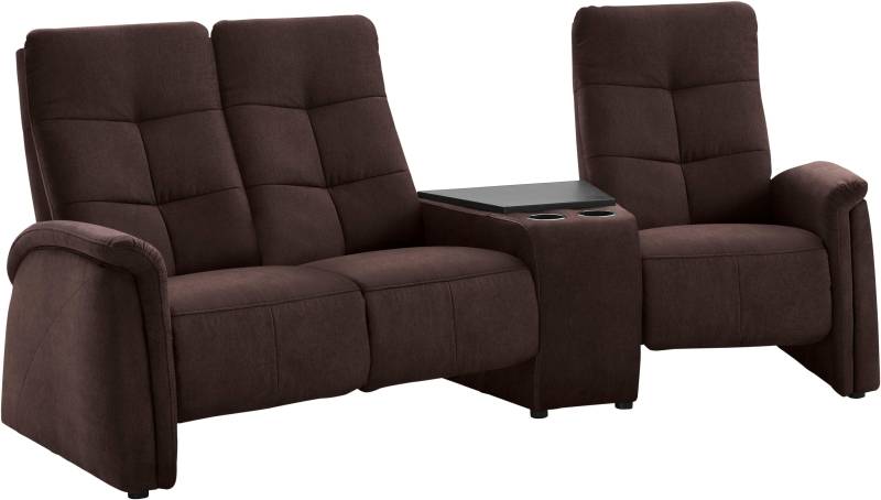 exxpo - sofa fashion 3-Sitzer »Tivoli, Kinosofa mit Relaxfunktion, mit Ablagetisch und Stauraum«, bequem und komfortabel, hohe Rückenlehne von exxpo - sofa fashion