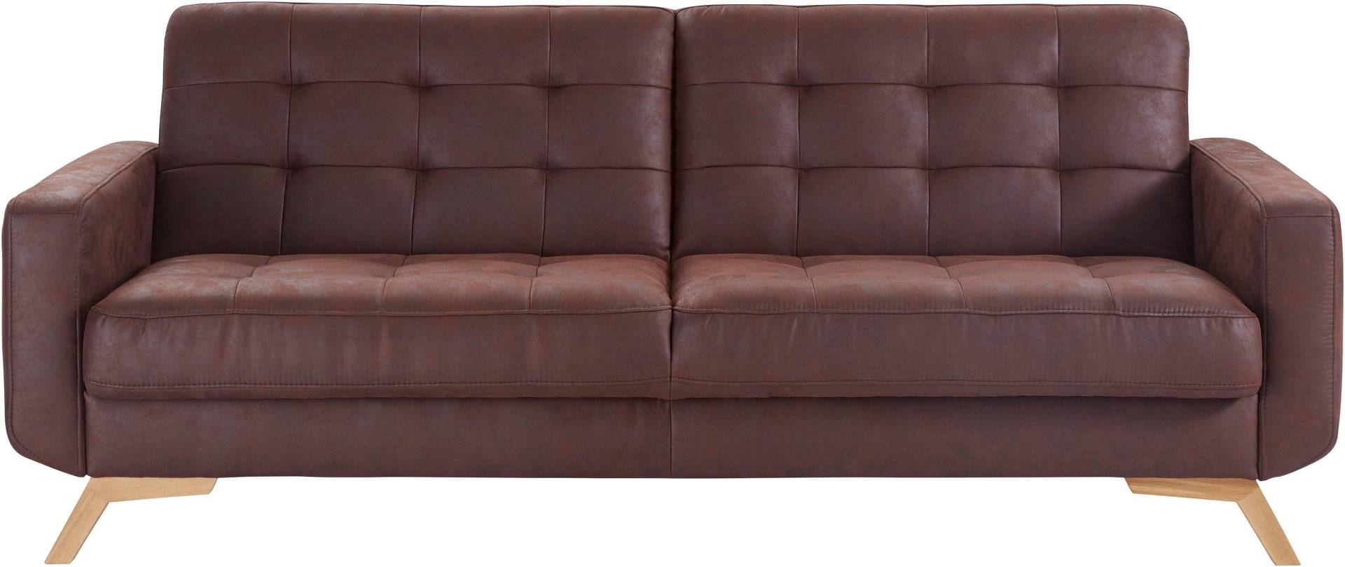 exxpo - sofa fashion 3-Sitzer »Fiord, aktuelles Design, tolle Detailverarbeitung im Sitz und Rücken«, bequem, wahlweise Kippcouch mit Bettfunktion und Bettkasten, Holzfuss exxpo - sofa fashion 3-Sitzer »Fiord, aktuelles Design, tolle Detailverarbeitung im Sitz und Rücken«, bequem, wahlweise Kippcouch mit Bettfunktion und Bettkasten, Holzfuss von exxpo - sofa fashion