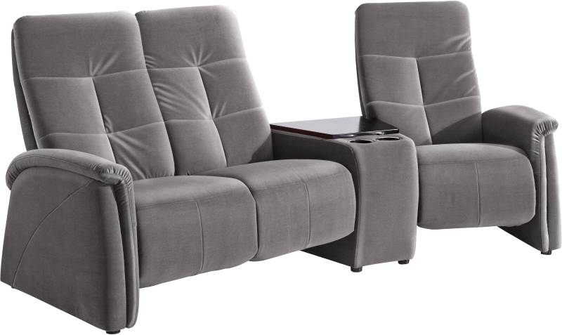 exxpo - sofa fashion 3-Sitzer »Tivoli, Kinosofa mit Tischablage und Stauraumfach, bequem«, mit Relaxfunktion von exxpo - sofa fashion