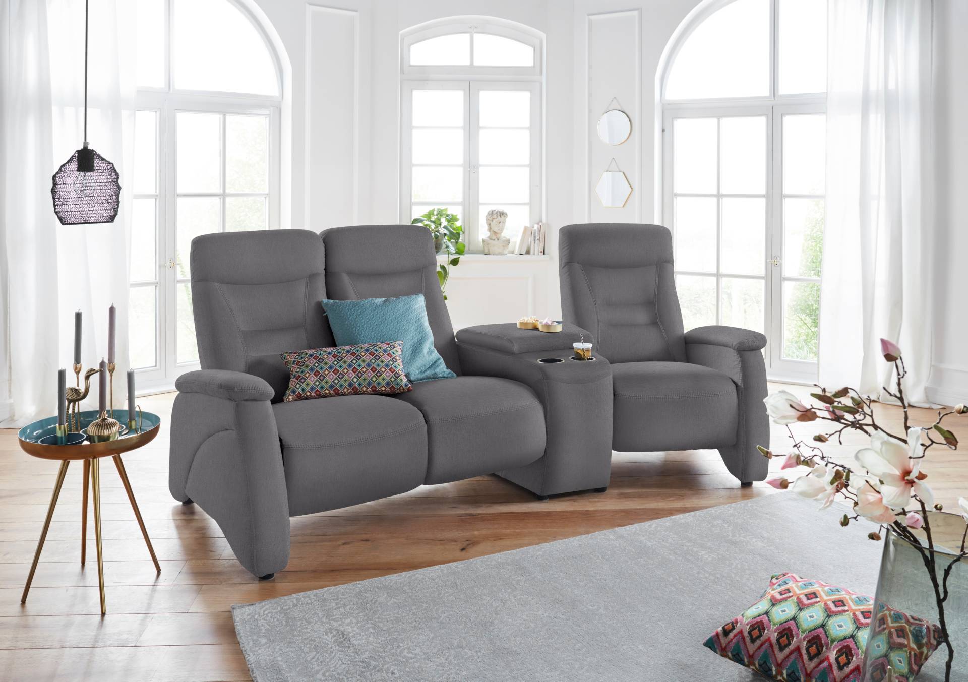 exxpo - sofa fashion 3-Sitzer »Ascoli, Kinosofa mit hohem Sitzkomfort, bequeme Armlehnen«, inkl. Relaxfunktion, Ablage und Staufach, hohe Rückenlehne exxpo - sofa fashion 3-Sitzer »Ascoli, Kinosofa mit hohem Sitzkomfort, bequeme Armlehnen«, inkl. Relaxfunktion, Ablage und Staufach, hohe Rückenlehne von exxpo - sofa fashion