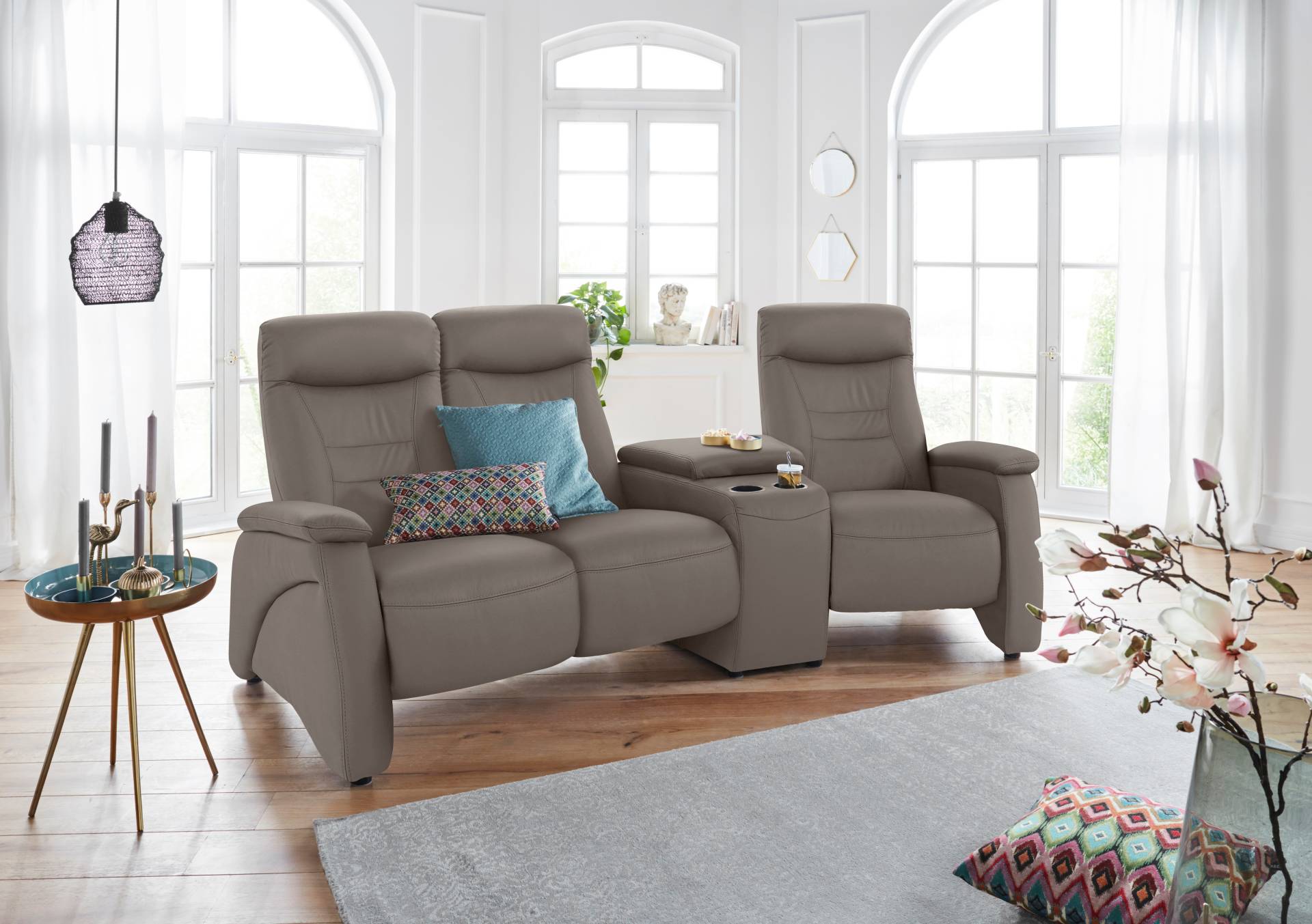 exxpo - sofa fashion 3-Sitzer »Ascoli, Kinosofa mit hohem Sitzkomfort, bequeme Armlehnen«, inkl. Relaxfunktion, Ablage und Staufach, hohe Rückenlehne exxpo - sofa fashion 3-Sitzer »Ascoli, Kinosofa mit hohem Sitzkomfort, bequeme Armlehnen«, inkl. Relaxfunktion, Ablage und Staufach, hohe Rückenlehne von exxpo - sofa fashion