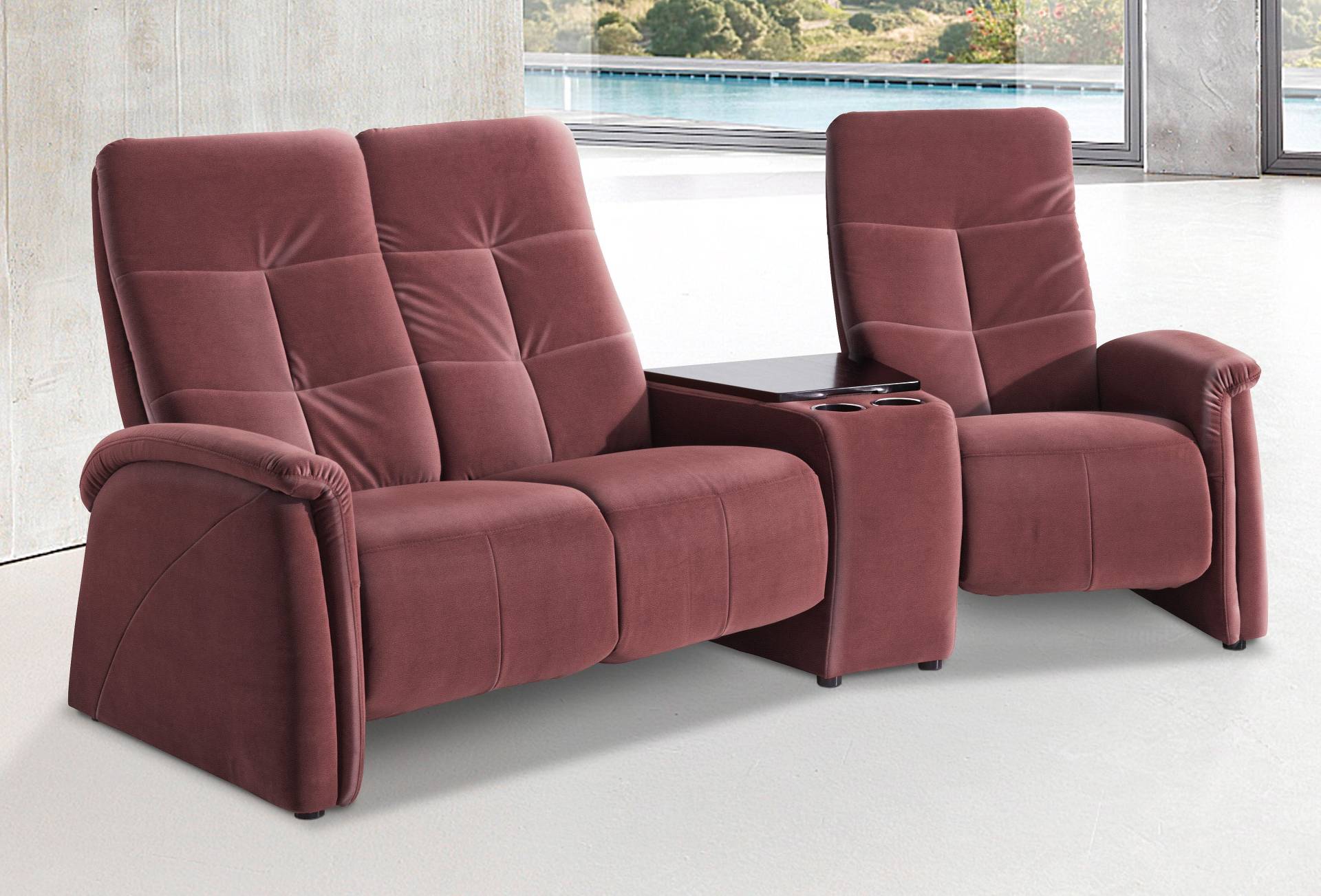 exxpo - sofa fashion 3-Sitzer »Tivoli, Kinosofa mit Tischablage und Stauraumfach, bequem«, mit Relaxfunktion exxpo - sofa fashion 3-Sitzer »Tivoli, Kinosofa mit Tischablage und Stauraumfach, bequem«, mit Relaxfunktion von exxpo - sofa fashion
