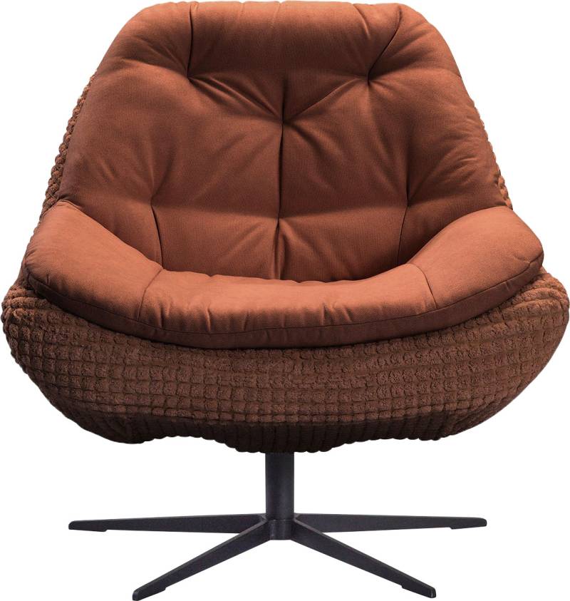 exxpo - sofa fashion Drehsessel »Dim, Loungesessel«, Drehsessel bequem gepolstert mit elegantem Metall-Sternfuss von exxpo - sofa fashion