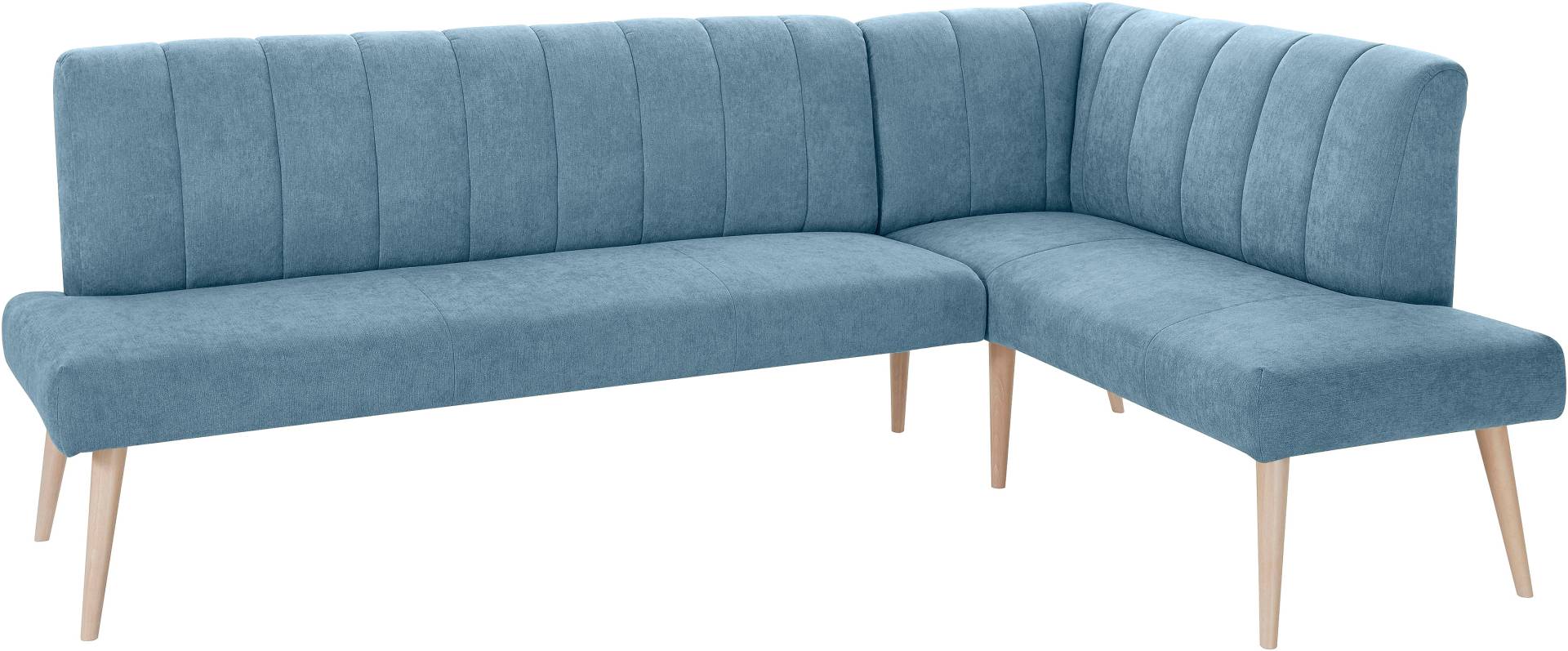 exxpo - sofa fashion Eckbank »Costa, moderne Rückensteppung, bequem und elegant, hoher Holzfuss«, hochwertig verarbeitet, Frei im Raum stellbar von exxpo - sofa fashion