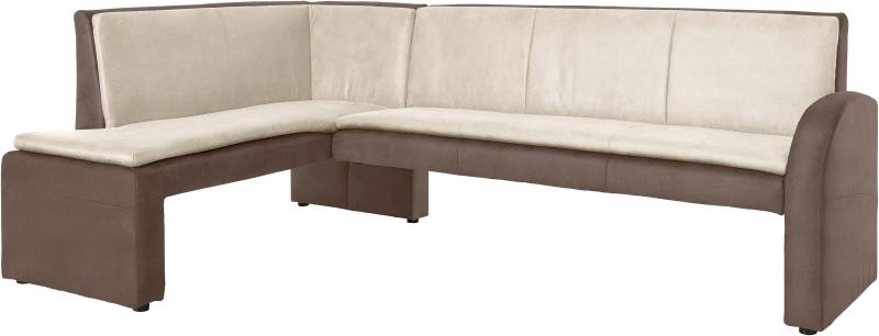 exxpo - sofa fashion Eckbank »Cortado, elegant und modern mit hohem Sitzkomfort«, hohe Bodenfreiheit, schöne Detailverarbeitung, wahlweise Lederbezug von exxpo - sofa fashion