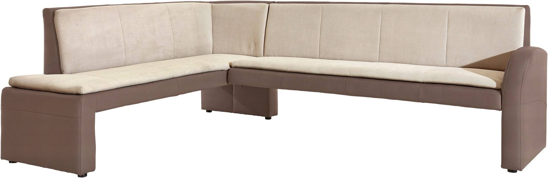 exxpo - sofa fashion Eckbank »Cortado, elegant und modern mit hohem Sitzkomfort«, hohe Bodenfreiheit, schöne Detailverarbeitung, wahlweise Lederbezug von exxpo - sofa fashion