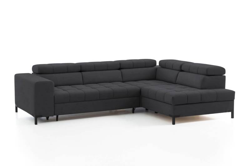 exxpo - sofa fashion Ecksofa »Bocco, hochwertige Verarbeitung, toller Sitzkomfort, bequem, L-Form«, wahlweise mit Bettfunktion u. Bettkasten, inkl. Kopfteilverstellung von exxpo - sofa fashion