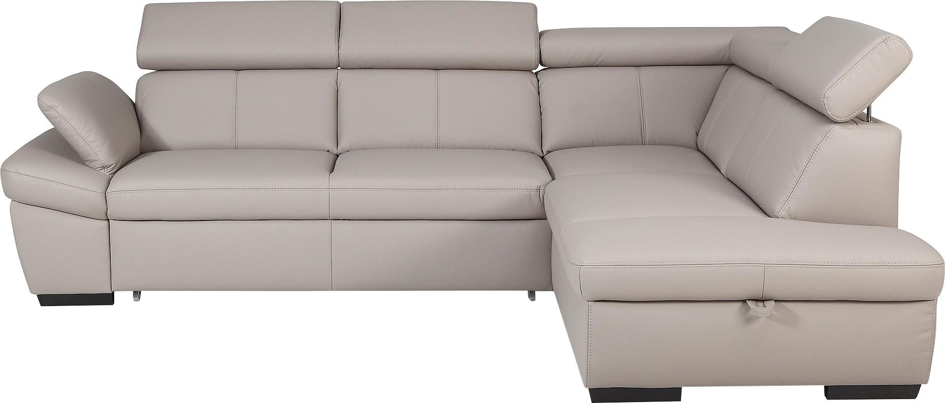 exxpo - sofa fashion Ecksofa »Salerno, klassisch modernes Funktionssofa, hoher Sitzkomfort, L-Form«, inkl. Kopf- und Armteilverstellung, wahlweise mit Bettfunktion exxpo - sofa fashion Ecksofa »Salerno, klassisch modernes Funktionssofa, hoher Sitzkomfort, L-Form«, inkl. Kopf- und Armteilverstellung, wahlweise mit Bettfunktion von exxpo - sofa fashion