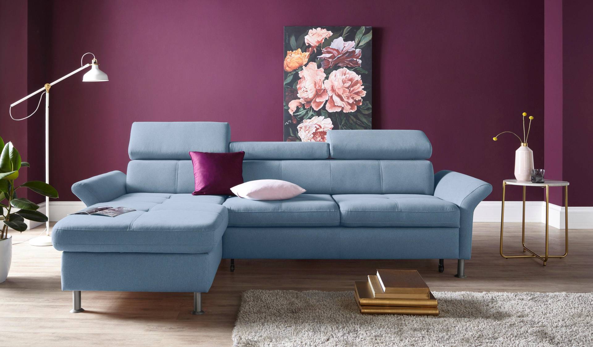 exxpo - sofa fashion Ecksofa »Maretto, bequem und komfortabel, L-Form«, inkl. Kopf- bzw. Rückenverstellung, wahlweise mit Bettfunktion exxpo - sofa fashion Ecksofa »Maretto, bequem und komfortabel, L-Form«, inkl. Kopf- bzw. Rückenverstellung, wahlweise mit Bettfunktion von exxpo - sofa fashion