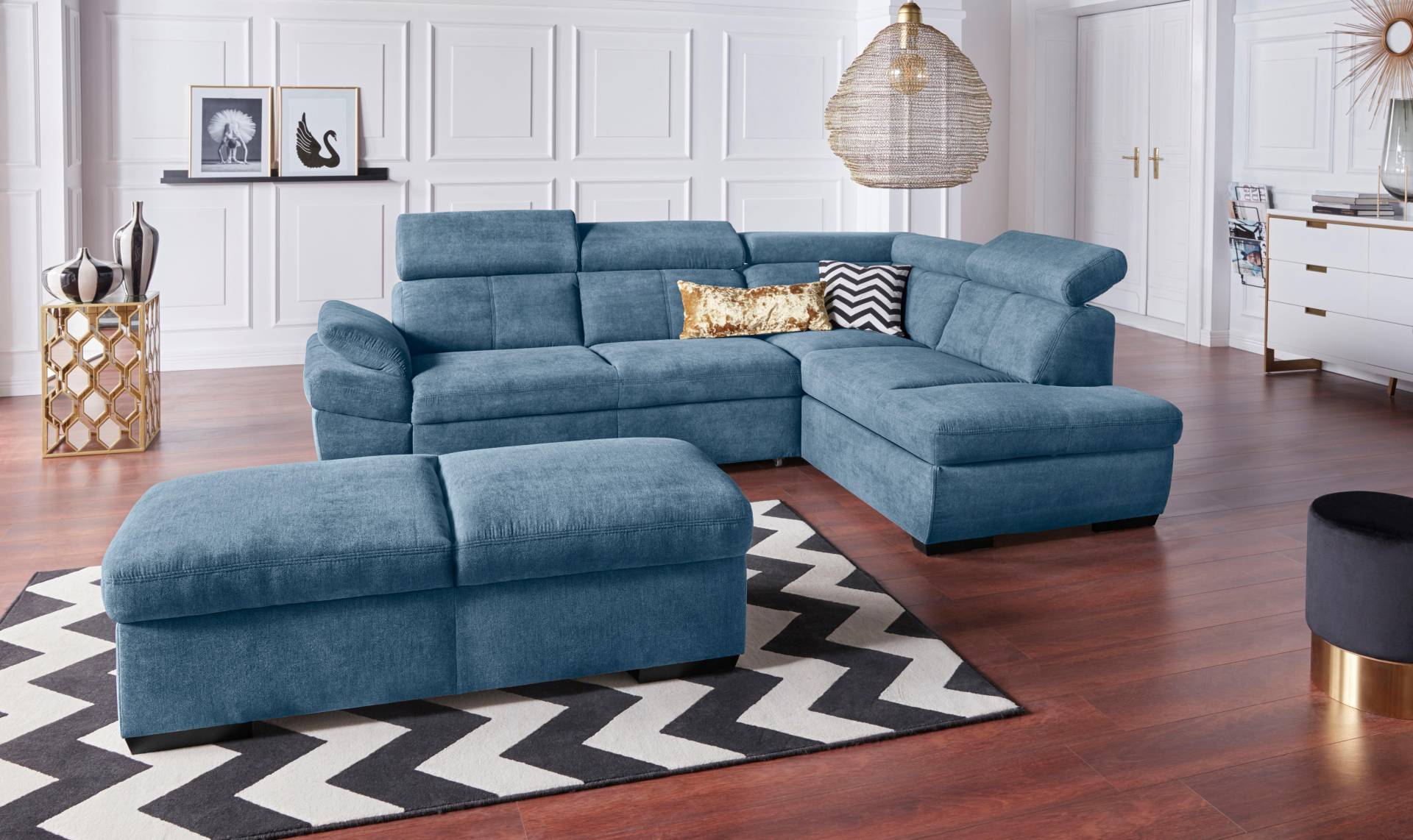 exxpo - sofa fashion Ecksofa »Salerno, klassisch modernes Funktionssofa, hoher Sitzkomfort, L-Form«, inkl. Kopf- und Armteilverstellung, wahlweise mit Bettfunktion exxpo - sofa fashion Ecksofa »Salerno, klassisch modernes Funktionssofa, hoher Sitzkomfort, L-Form«, inkl. Kopf- und Armteilverstellung, wahlweise mit Bettfunktion von exxpo - sofa fashion