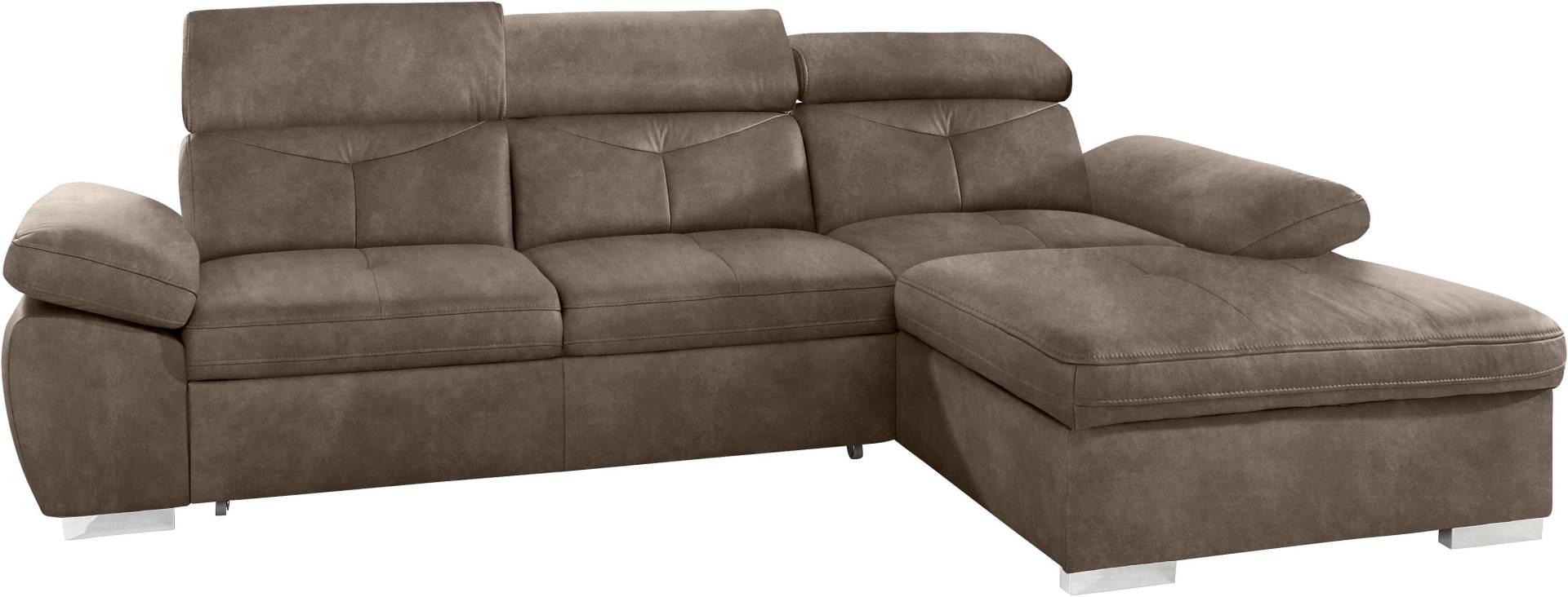 exxpo - sofa fashion Ecksofa »Spring, super bequem und komfortabel mit Armteil- und Kopfteilfunktion«, L-Form, wahlweise mit Bettfunktion und Bettkasten exxpo - sofa fashion Ecksofa »Spring, super bequem und komfortabel mit Armteil- und Kopfteilfunktion«, L-Form, wahlweise mit Bettfunktion und Bettkasten von exxpo - sofa fashion
