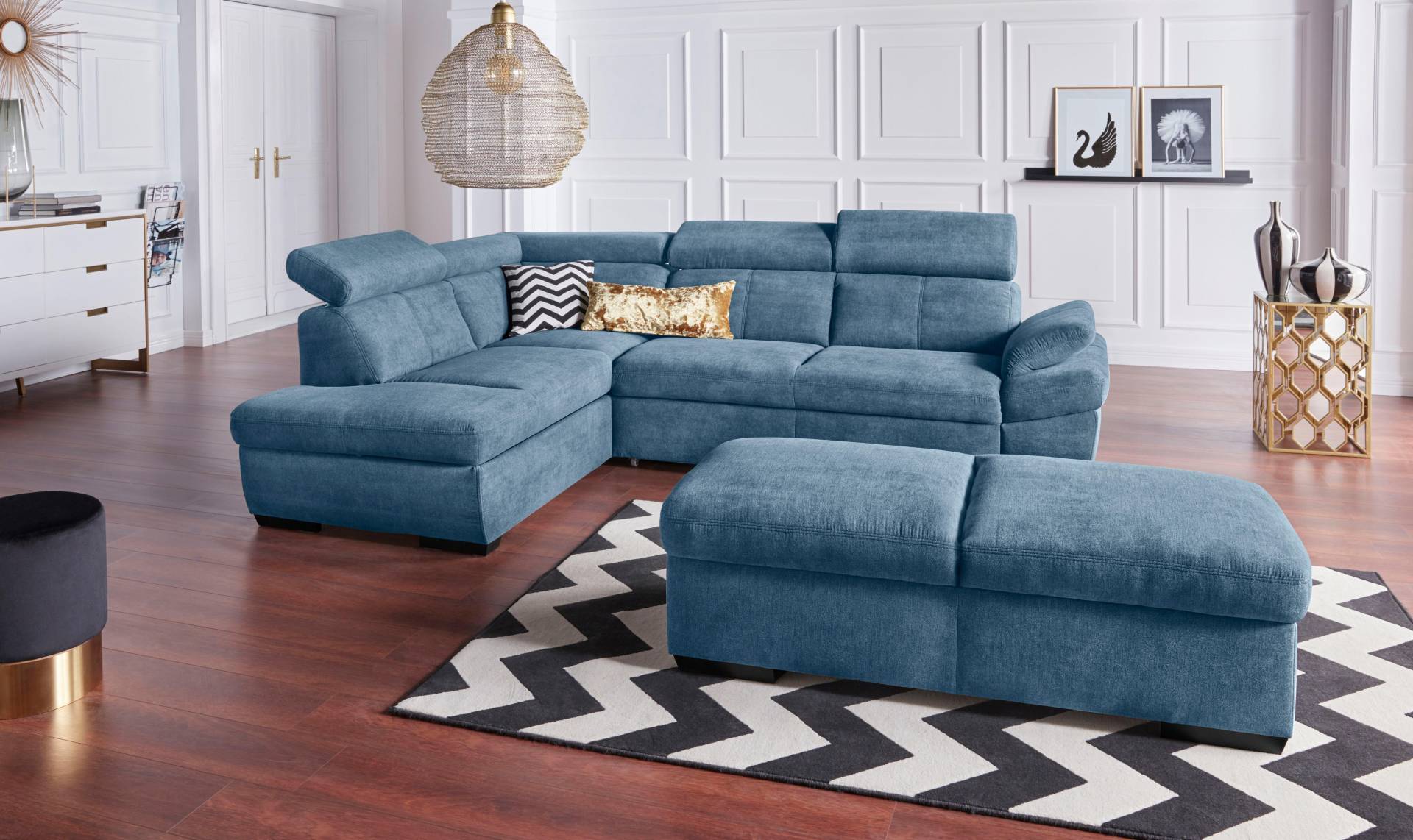 exxpo - sofa fashion Ecksofa »Salerno, klassisch modernes Funktionssofa, hoher Sitzkomfort, L-Form«, inkl. Kopf- und Armteilverstellung, wahlweise mit Bettfunktion exxpo - sofa fashion Ecksofa »Salerno, klassisch modernes Funktionssofa, hoher Sitzkomfort, L-Form«, inkl. Kopf- und Armteilverstellung, wahlweise mit Bettfunktion von exxpo - sofa fashion