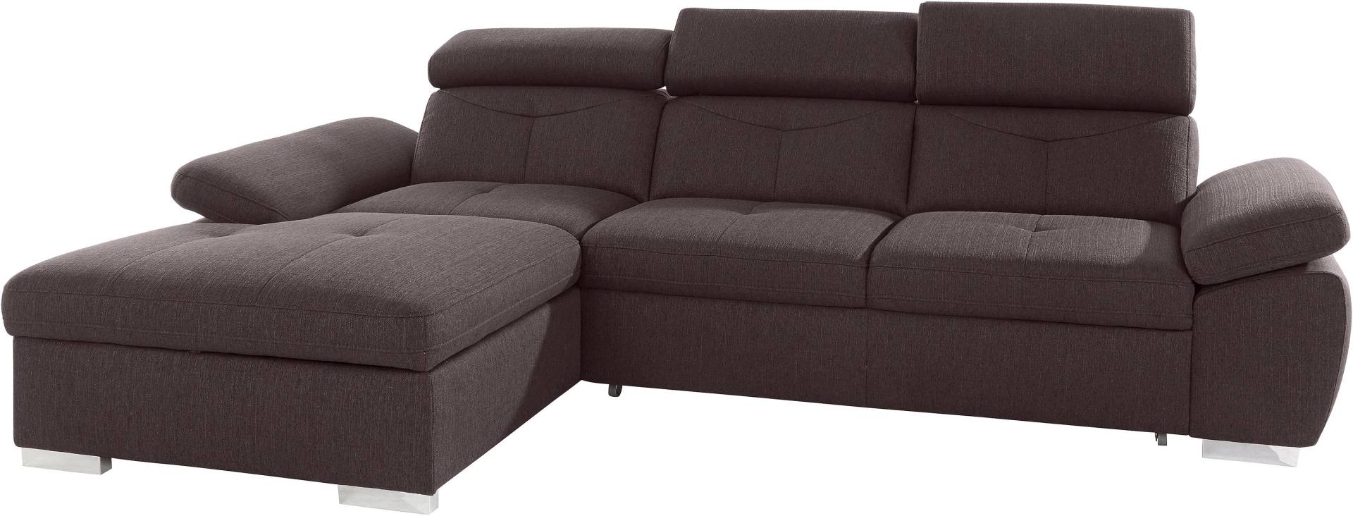 exxpo - sofa fashion Ecksofa »Spring, super bequem und komfortabel mit Armteil- und Kopfteilfunktion«, L-Form, wahlweise mit Bettfunktion und Bettkasten exxpo - sofa fashion Ecksofa »Spring, super bequem und komfortabel mit Armteil- und Kopfteilfunktion«, L-Form, wahlweise mit Bettfunktion und Bettkasten von exxpo - sofa fashion